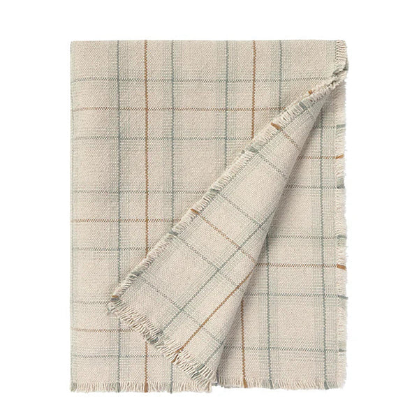 Handloom Kid Bed Throw Tartan Lorena Canals Blk Hl Tar Bs 1