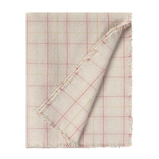 Handloom Kid Bed Throw Tartan Lorena Canals Blk Hl Tar Bs 2