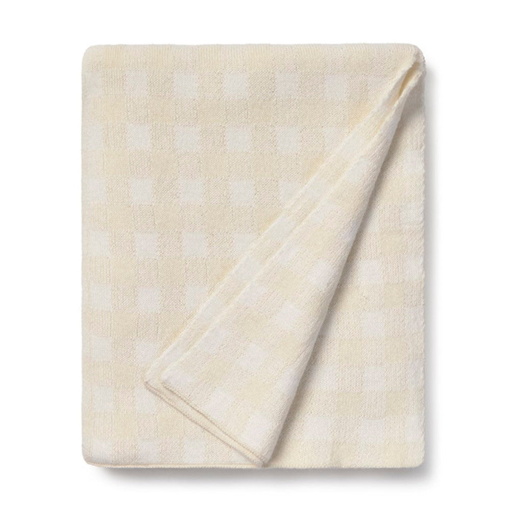 Vichy Knitted Blanket Lorena Canals Blk Vichy Ivo 1