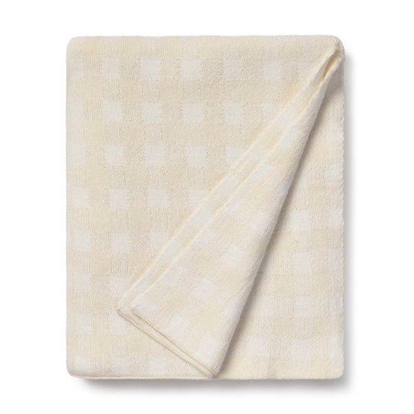 Vichy Knitted Blanket Lorena Canals Blk Vichy Ivo 1