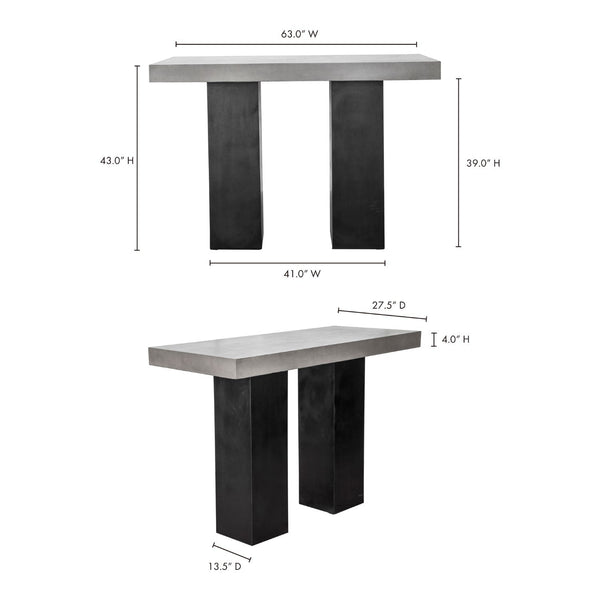 Lithic Outdoor Bar Table 9