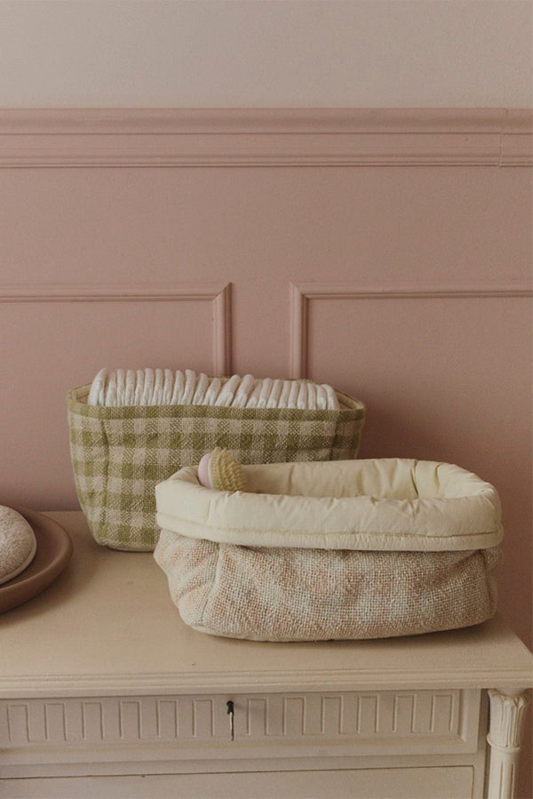 Quilted Basket Lorena Canals Bsk Swn Mat 11