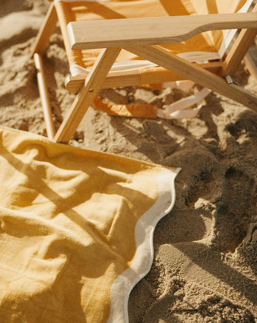 The Beach Towel In Vintage Gold 3