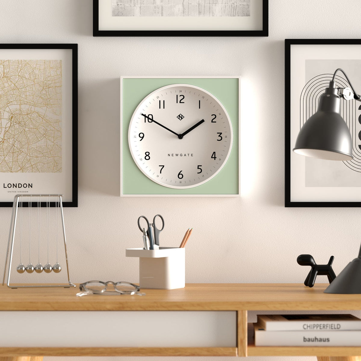 Burger & Chips Wall Clock