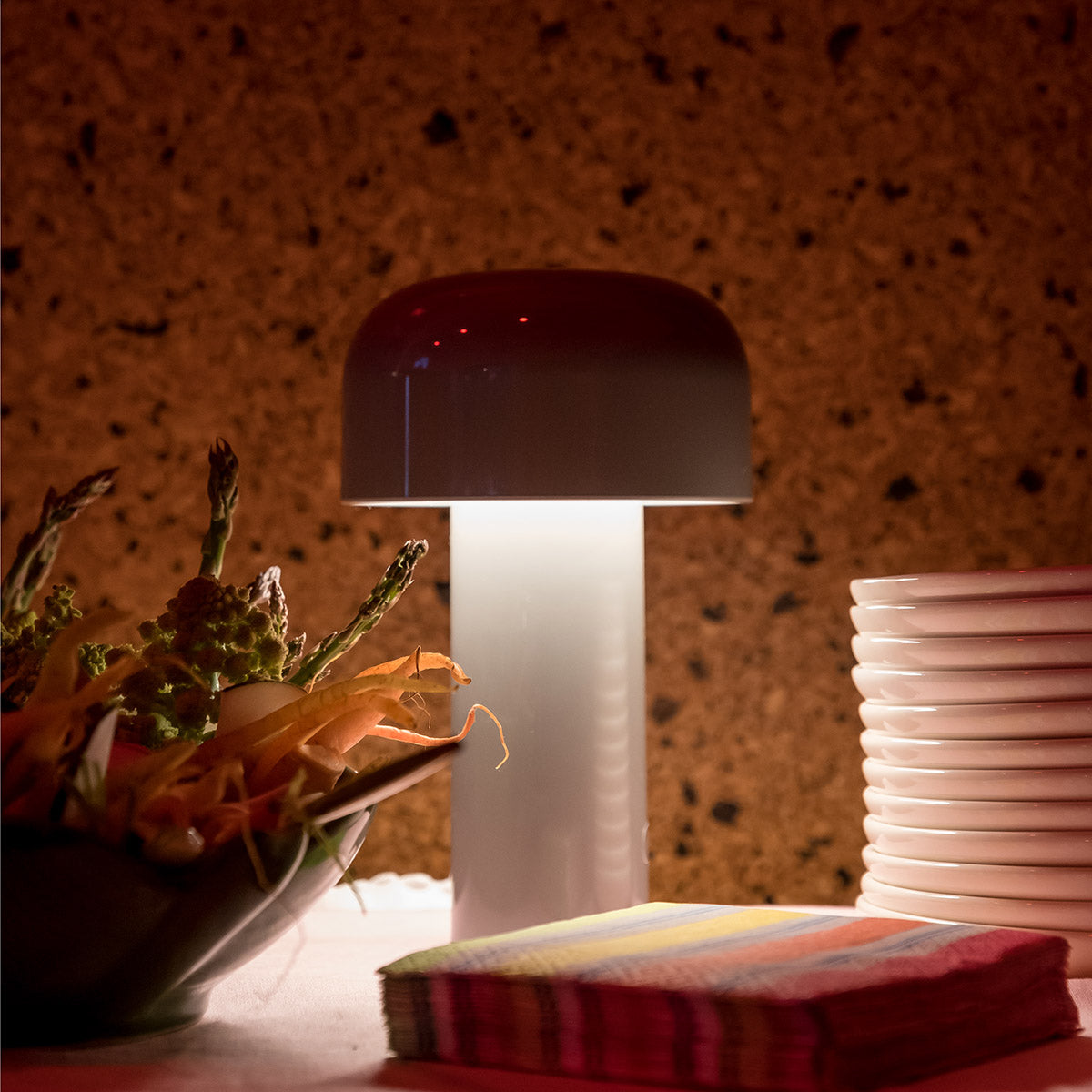 Bellhop Polycarbonate Table Lighting in Various Colors
