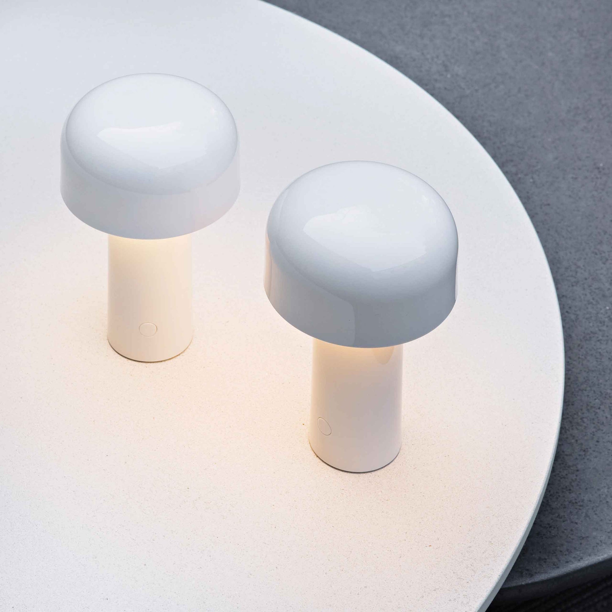 Bellhop Polycarbonate Table Lighting in Various Colors