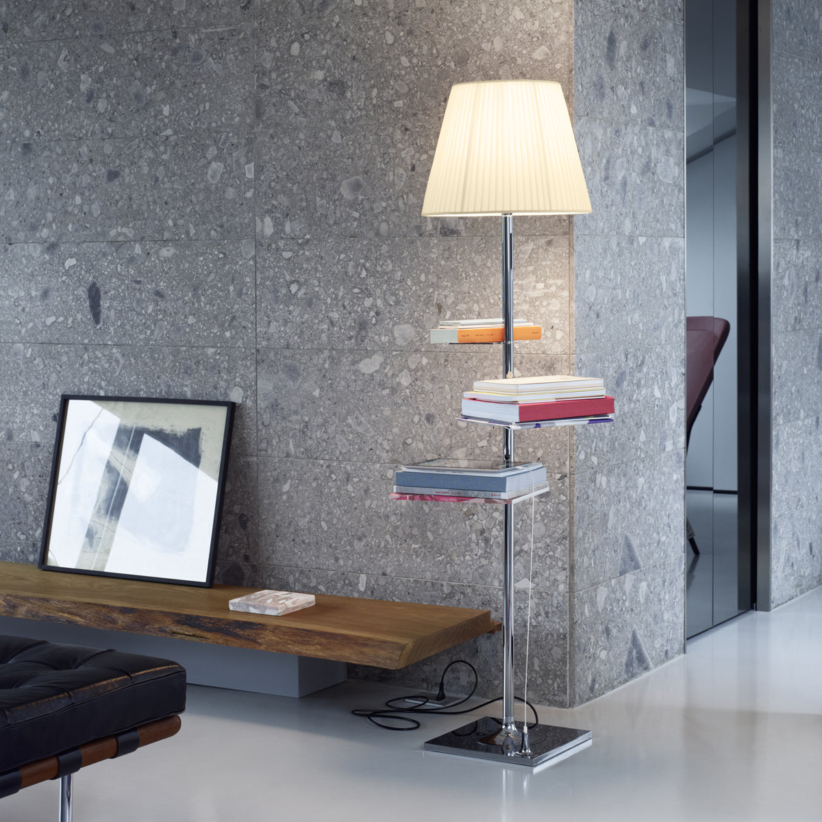 Bibliotheque Nationale Aluminum Floor Lighting in Various Colors & Sizes