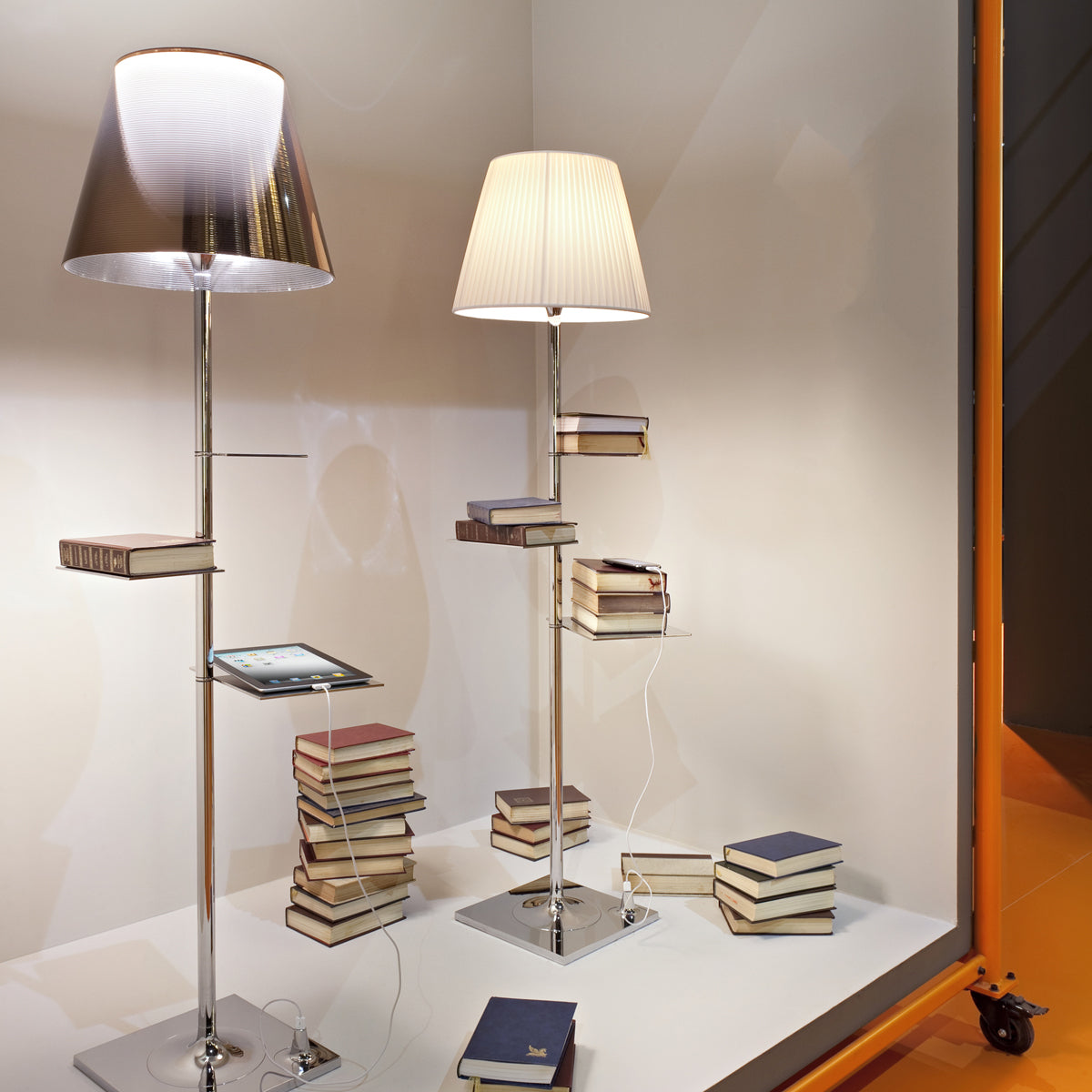 Bibliotheque Nationale Aluminum Floor Lighting in Various Colors & Sizes