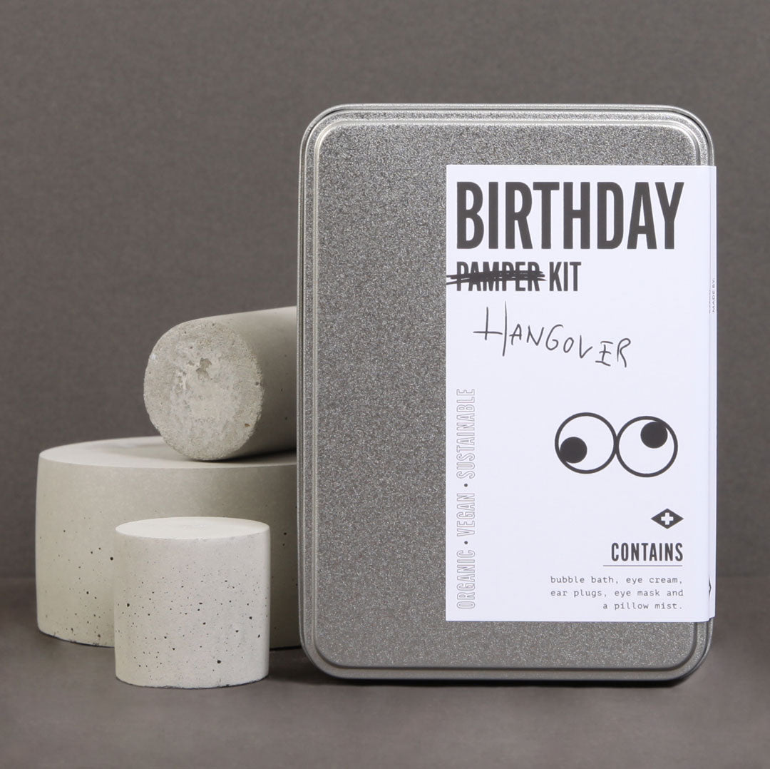 birthday hangover kit design by mens society 2