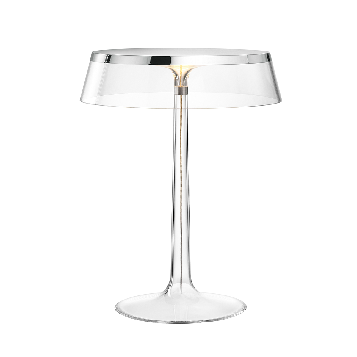 Bon Jour Injection moulded PMMA clear transaprent base and diffuser Table Lighting in Various Colors & Sizes