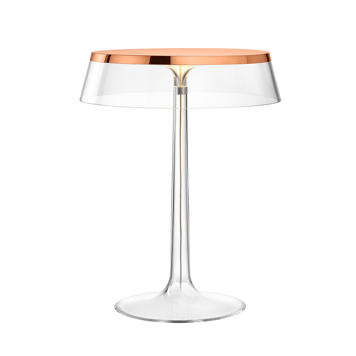 Bon Jour Injection moulded PMMA clear transaprent base and diffuser Table Lighting in Various Colors & Sizes