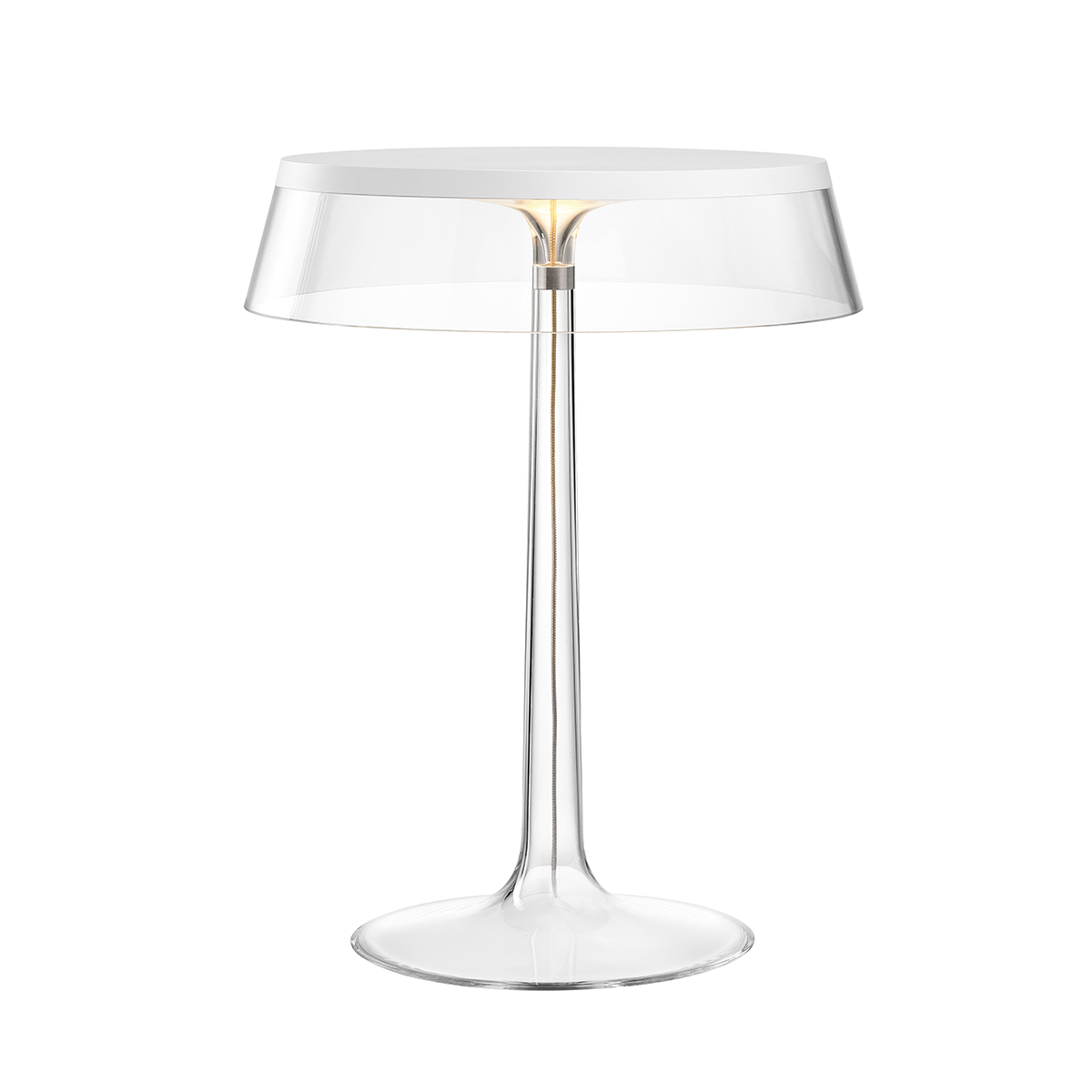 Bon Jour Injection moulded PMMA clear transaprent base and diffuser Table Lighting in Various Colors & Sizes