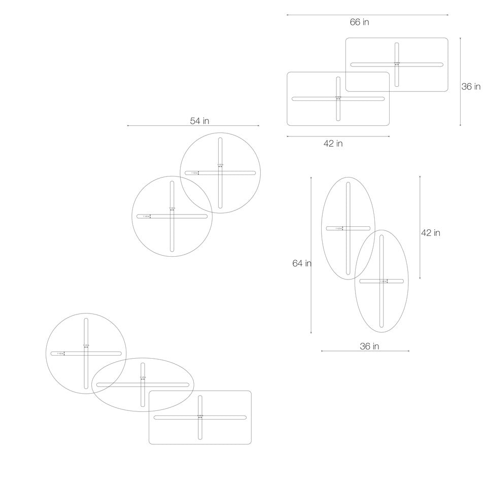 plinth large oval marble coffee table csl4215r slm 16