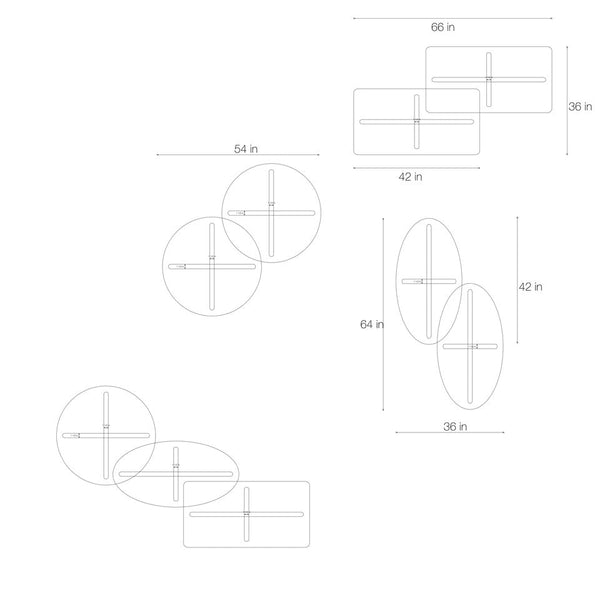 plinth large oval marble coffee table csl4215r slm 16