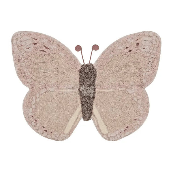Washable Animal Rug Baby Butterfly Lorena Canals C Ar Babut 1