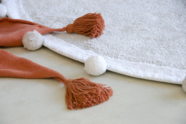 Bubbly Rug in Light Grey design by Lorena Canals
