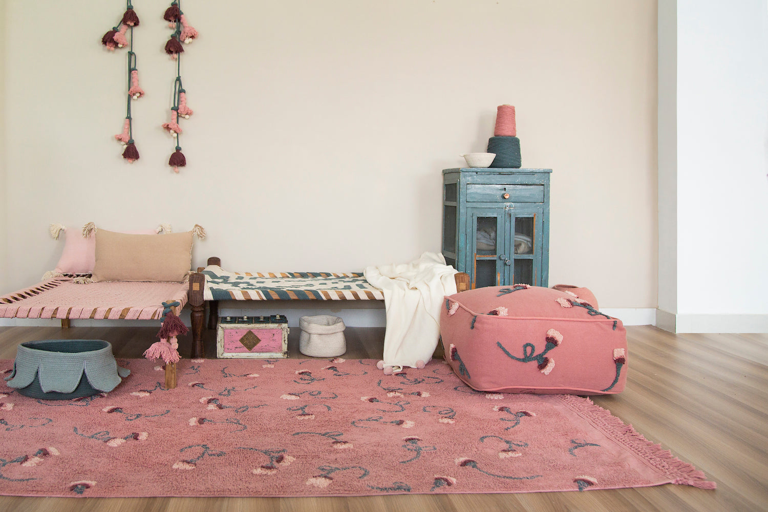 english garden ash rose washable rug by lorena canals c garden ash 11