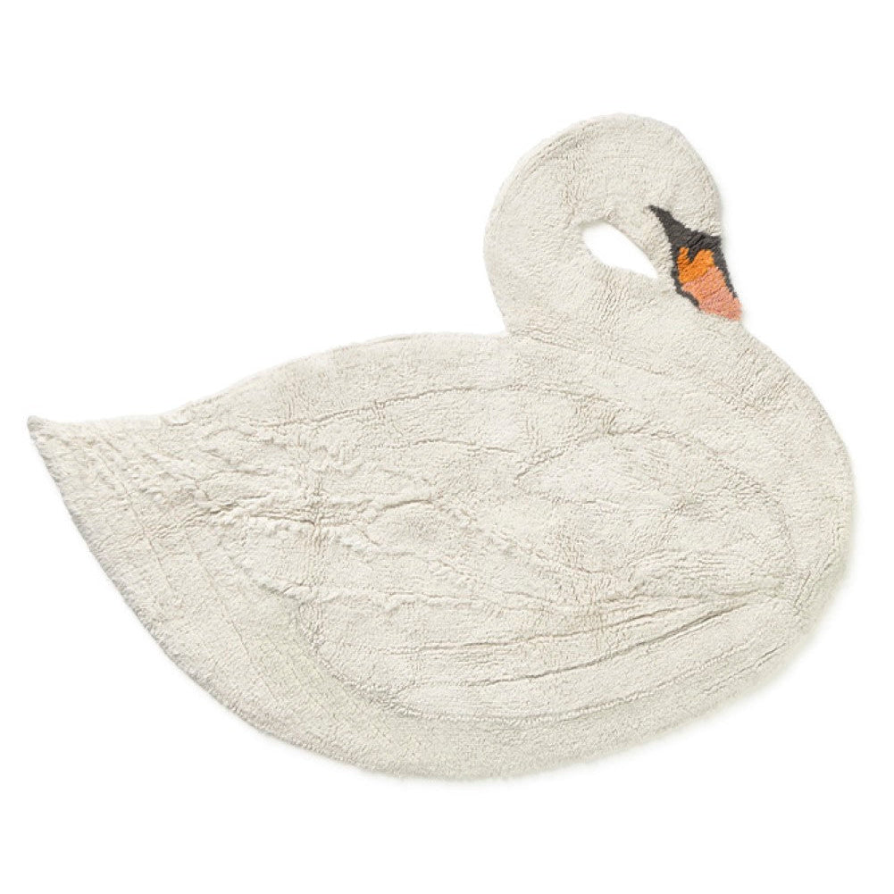 Washable Swan Rug Lorena Canals C Swan 1
