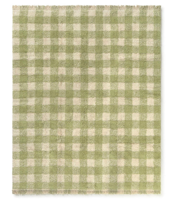 Vichy Washable Matcha Rug Lorena Canals C Vichy Mat Xs 1
