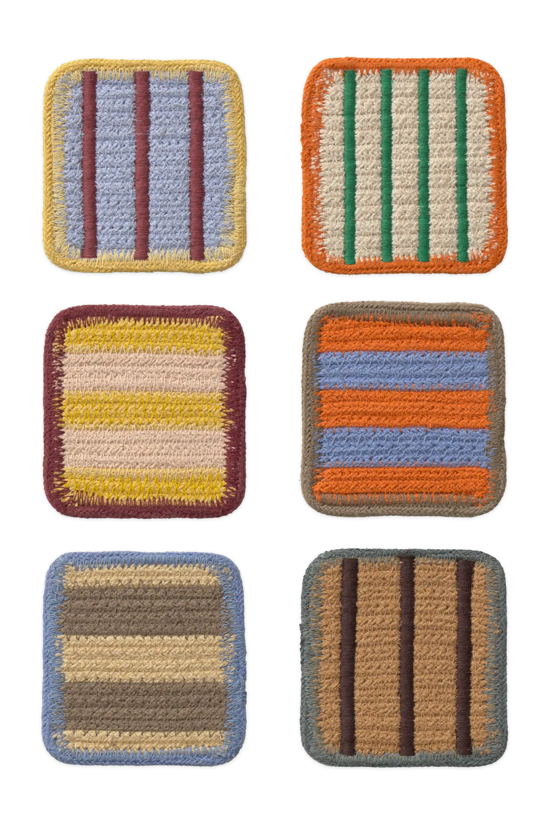 Color On Coasters Set Of 6 Lorena Canals Cst Co Mul 1