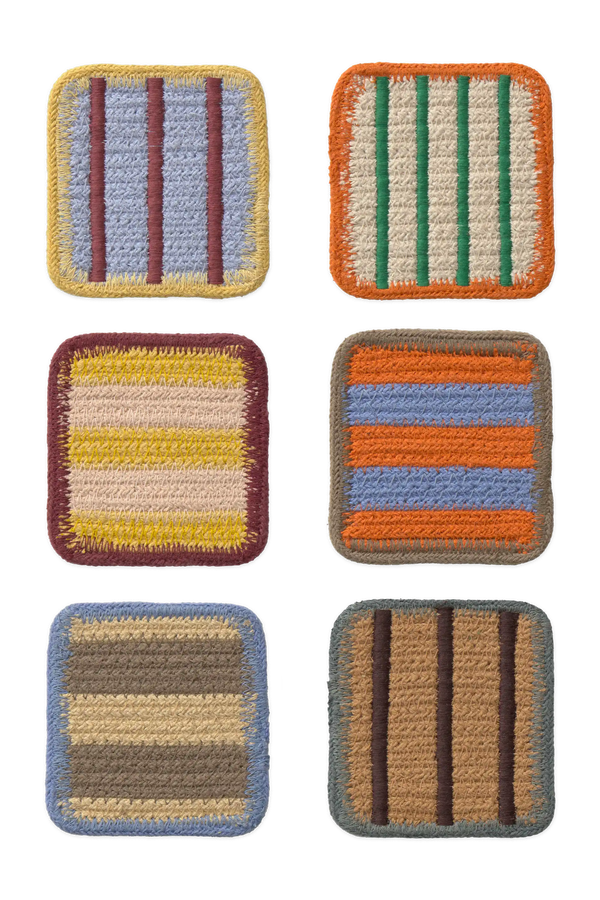 Color On Coasters Set Of 6 Lorena Canals Cst Co Mul 1