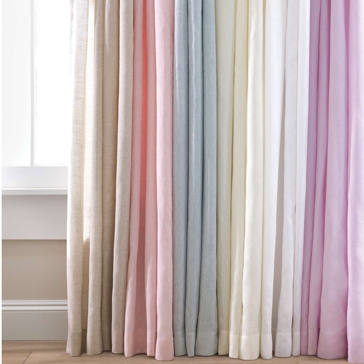 lush linen sky curtain panel by annie selke pc2364 w115108 2