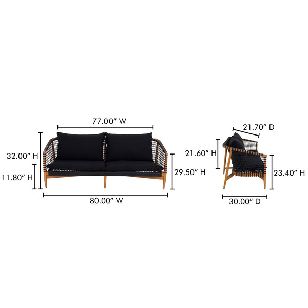 Kuna Outdoor Sofa Moes Home Collection Mhc Cv 1027 02 11