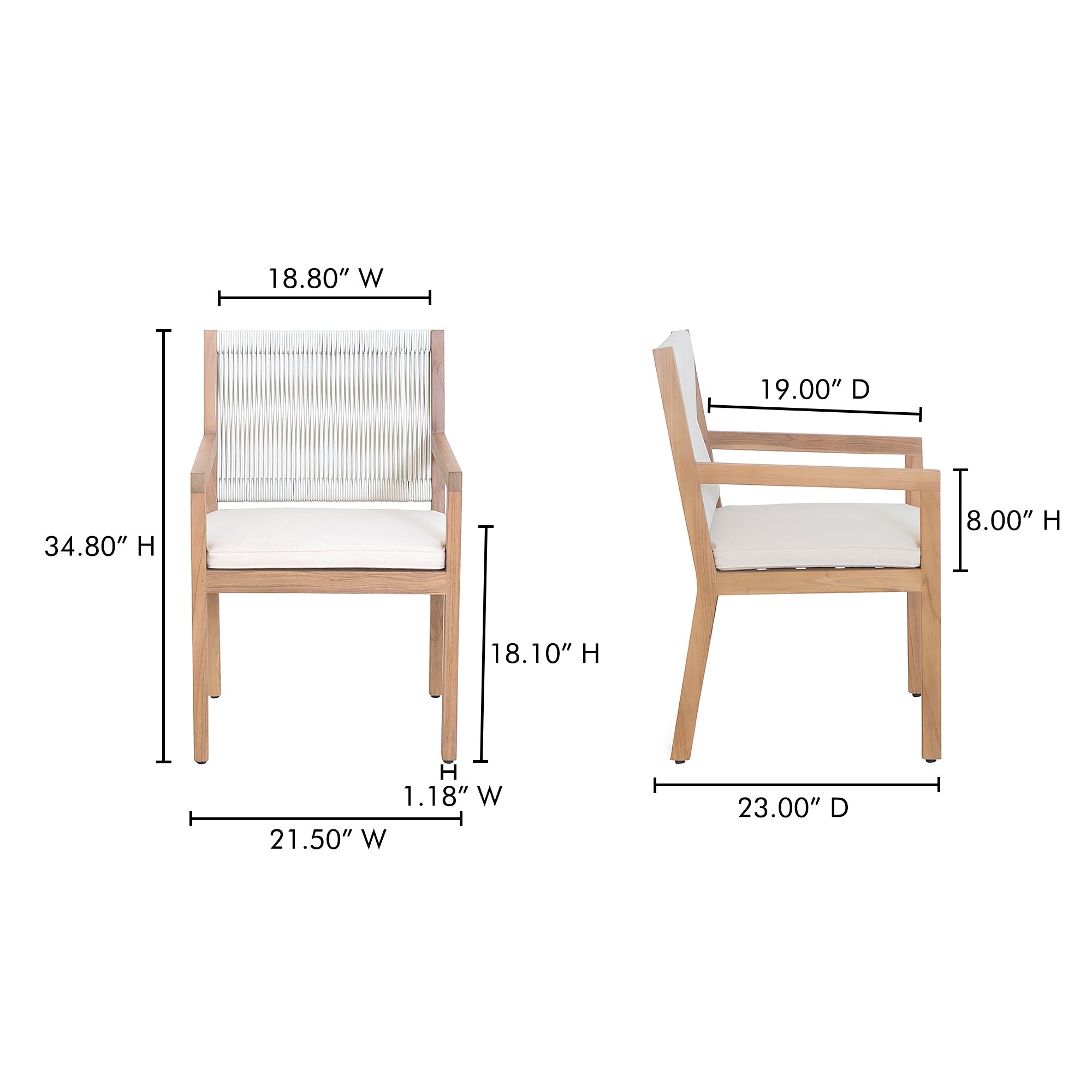 Luce Outdoor Dining Chair Moes Home Collection Mhc Cv 1028 24 6