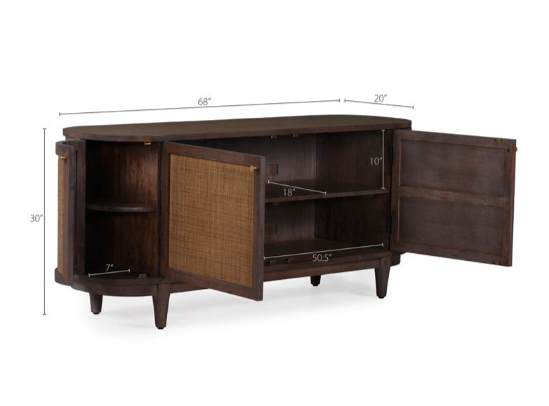 Canggu 68" Media Stand by BD Studio III 21