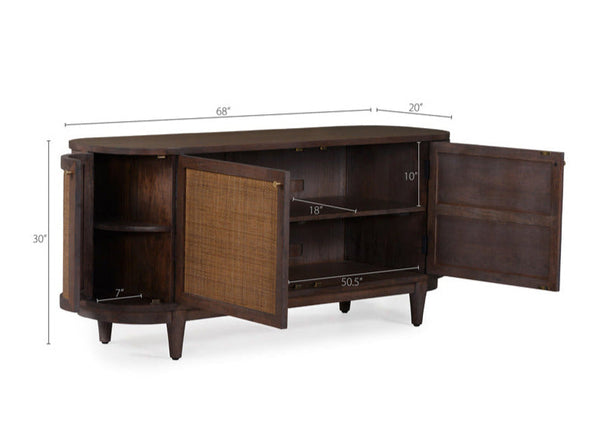 Canggu 68" Media Stand by BD Studio III 21