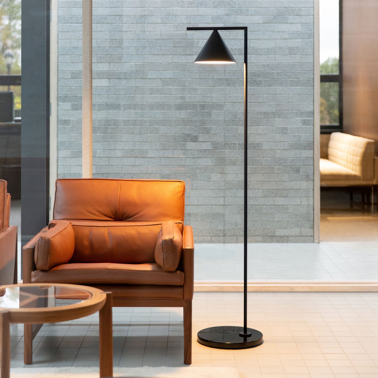 Captain Flint Steel Floor Lighting in Various Colors & Sizes