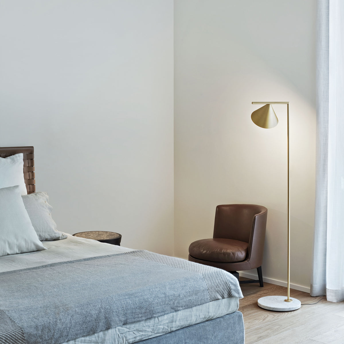 Captain Flint Steel Floor Lighting in Various Colors & Sizes