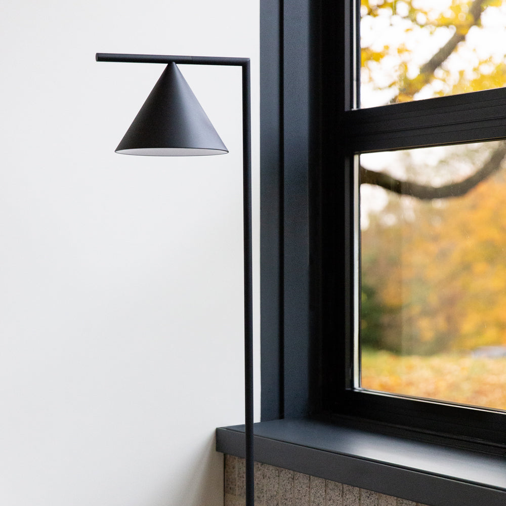Captain Flint Steel Floor Lighting in Various Colors & Sizes