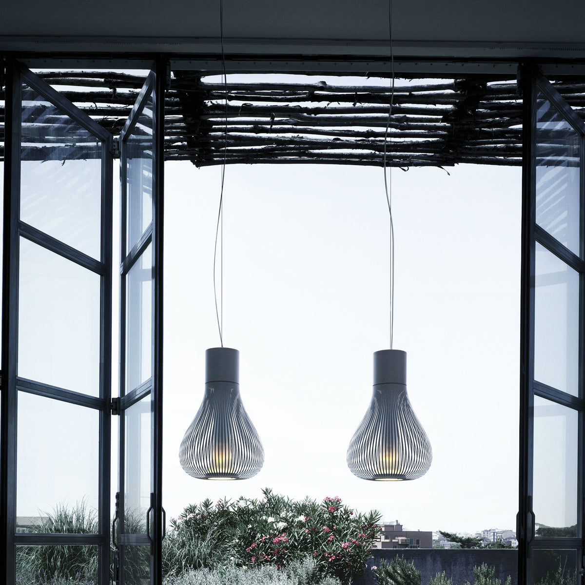 Chasen Aluminum Pendant Lighting in Various Colors
