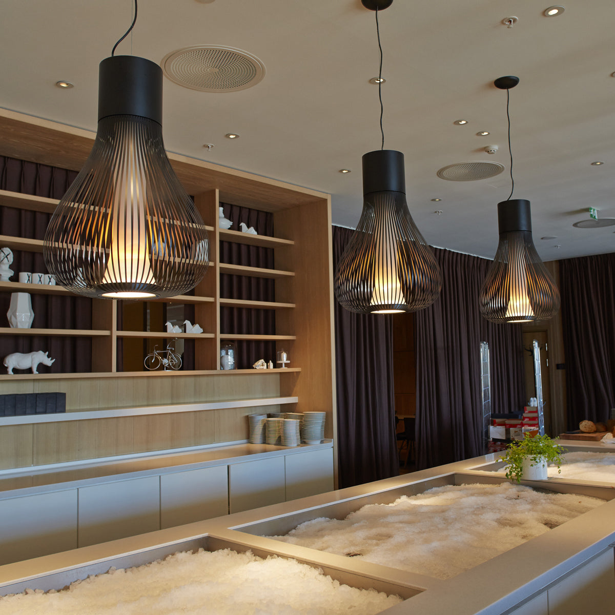 Chasen Aluminum Pendant Lighting in Various Colors