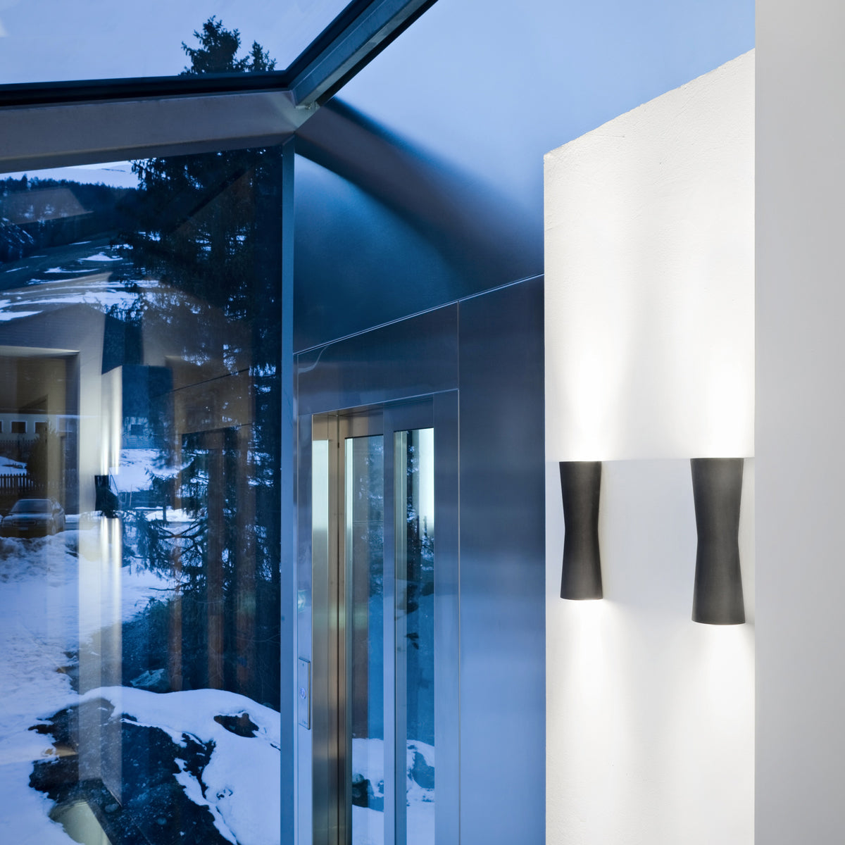 Clessidra Aluminum Wall & Ceiling Lighting in Various Colors & Sizes