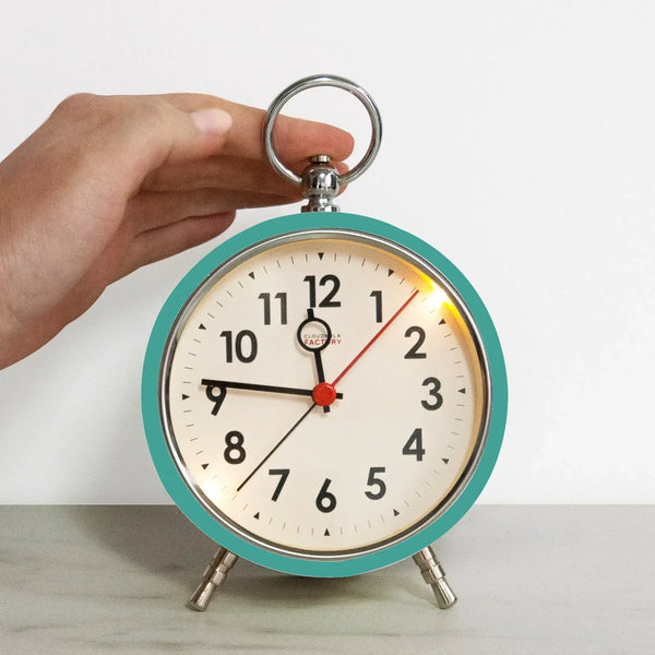 factory turquoise xl wall clock by cloudnola sku0190 3