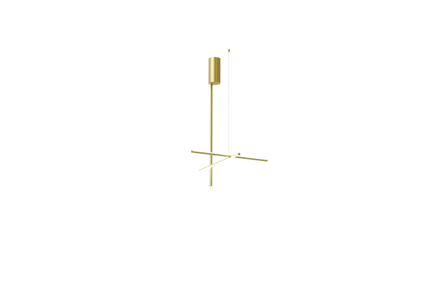 Coordinates Extruded aluminium Champagne Wall & Ceiling Lighting