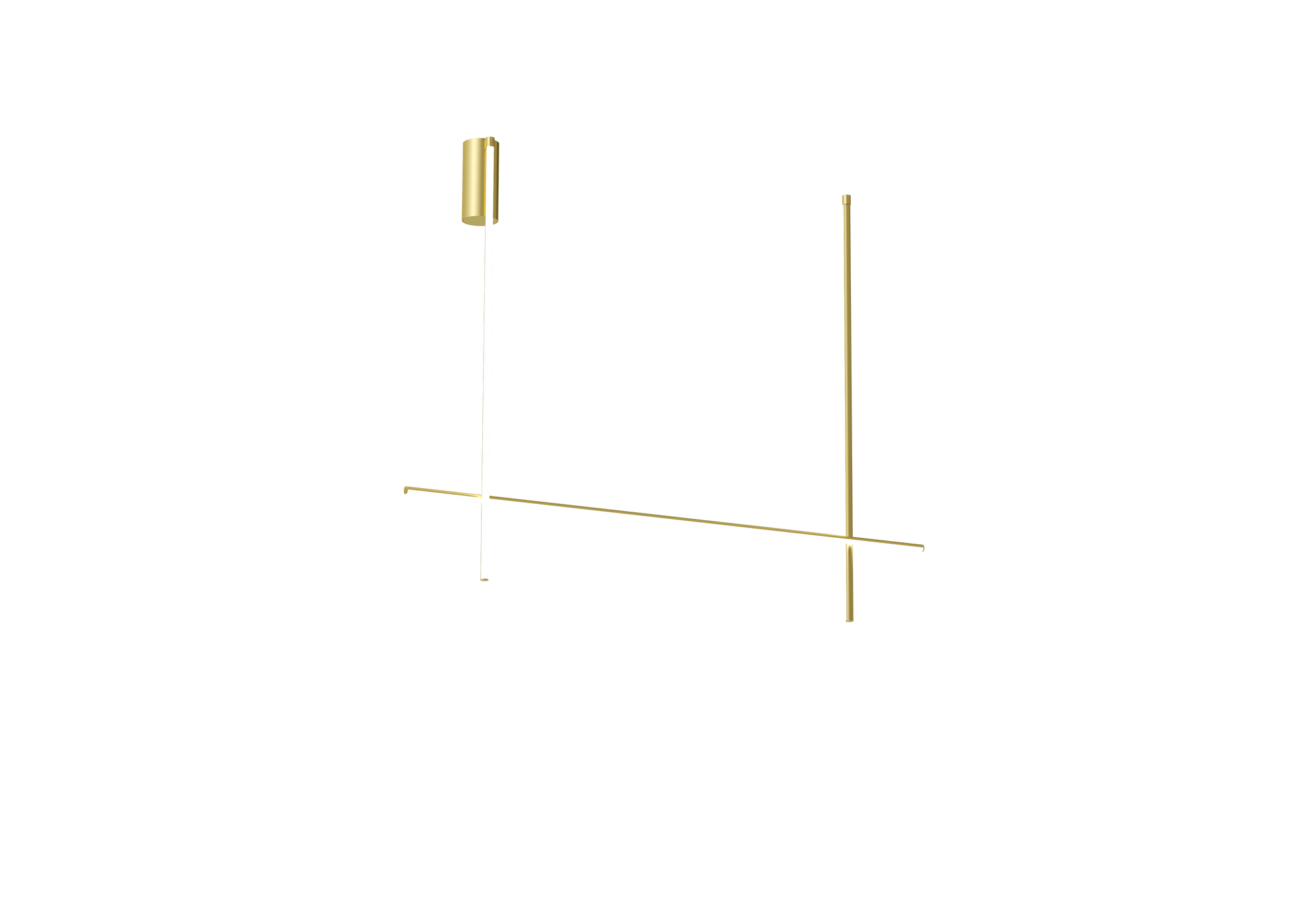Coordinates Extruded aluminium Champagne Wall & Ceiling Lighting