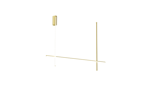 Coordinates Extruded aluminium Champagne Wall & Ceiling Lighting