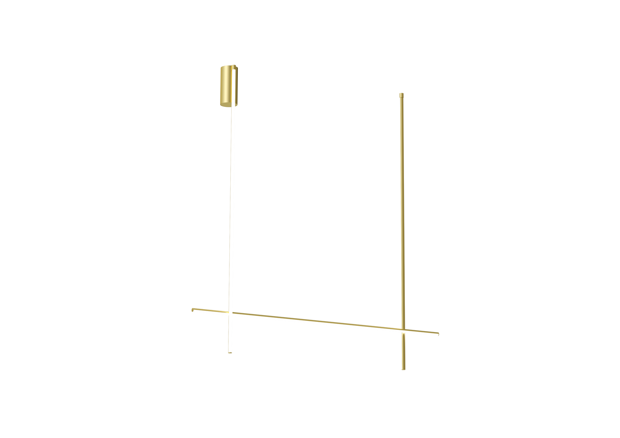 Coordinates Extruded aluminium Champagne Wall & Ceiling Lighting