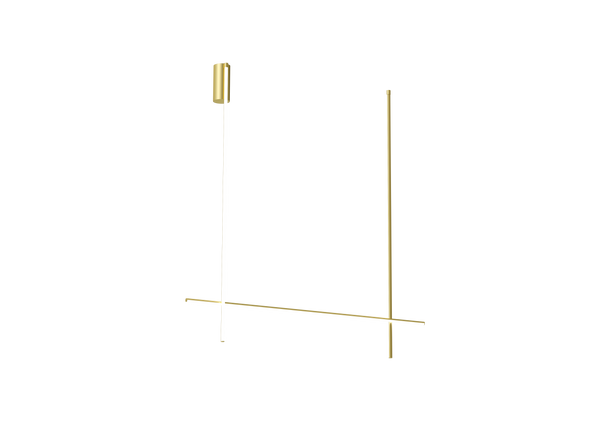 Coordinates Extruded aluminium Champagne Wall & Ceiling Lighting