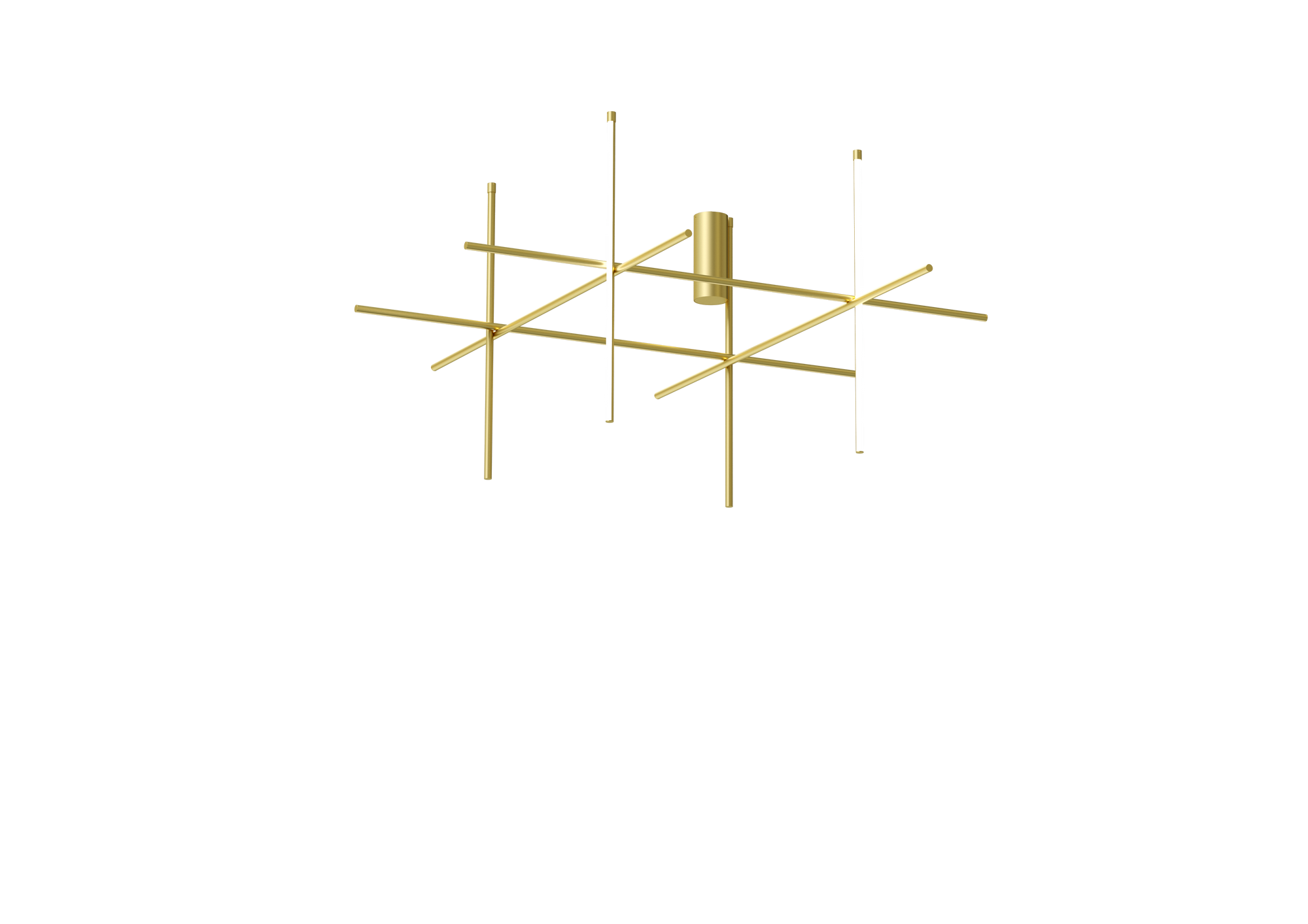 Coordinates Extruded aluminium Champagne Wall & Ceiling Lighting