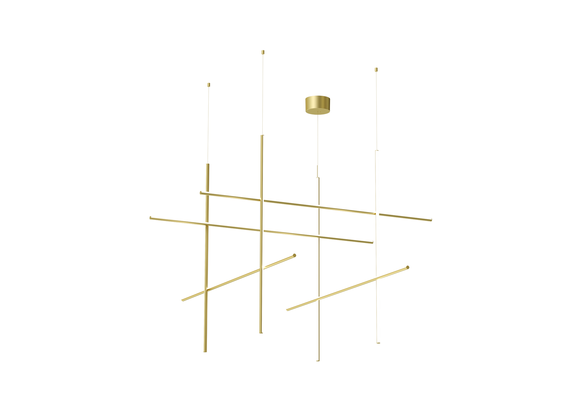 Coordinates Extruded aluminium Champagne Pendant Lighting