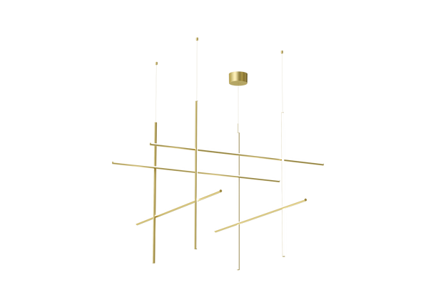 Coordinates Extruded aluminium Champagne Pendant Lighting