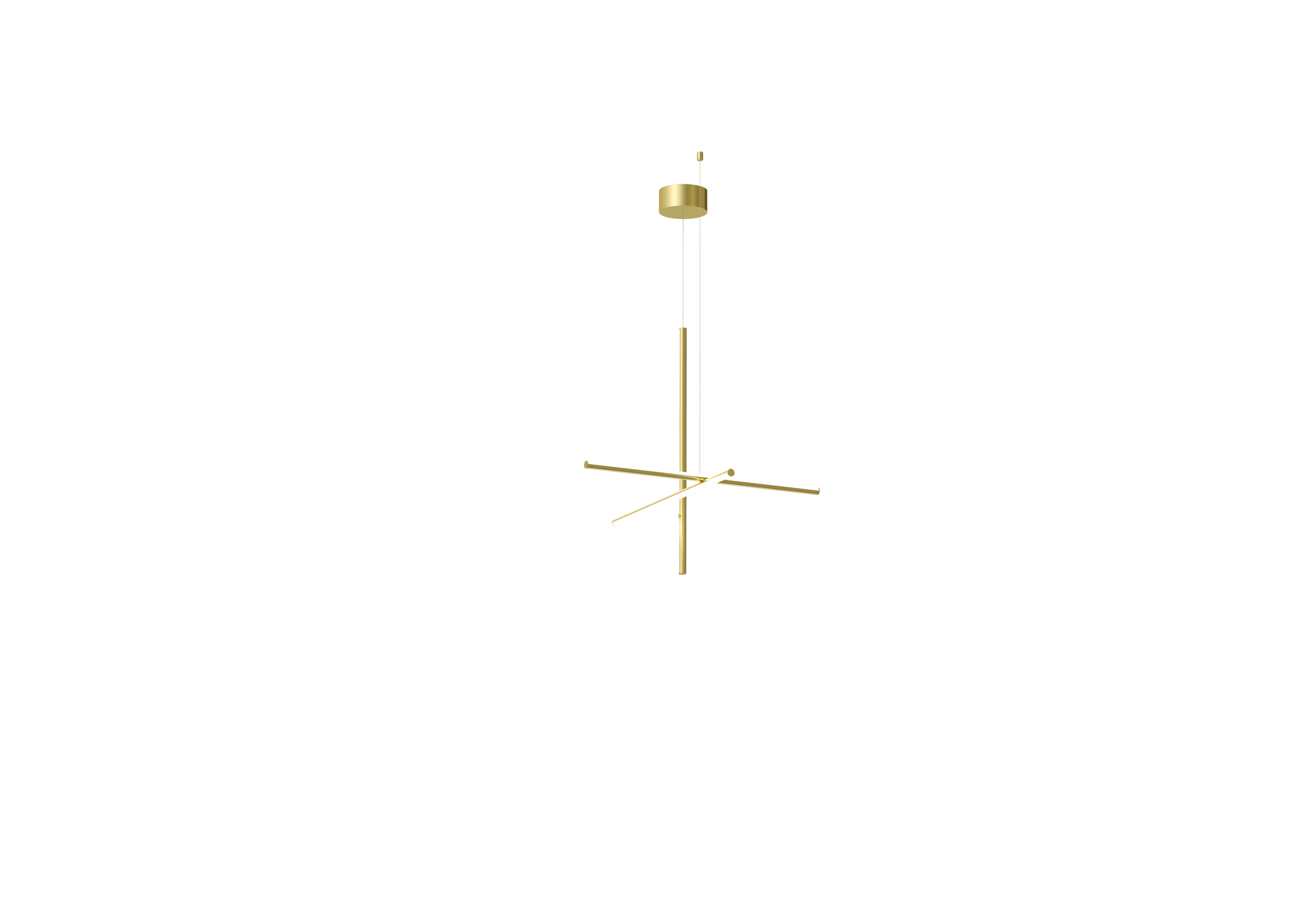 Coordinates Extruded aluminium Champagne Pendant Lighting