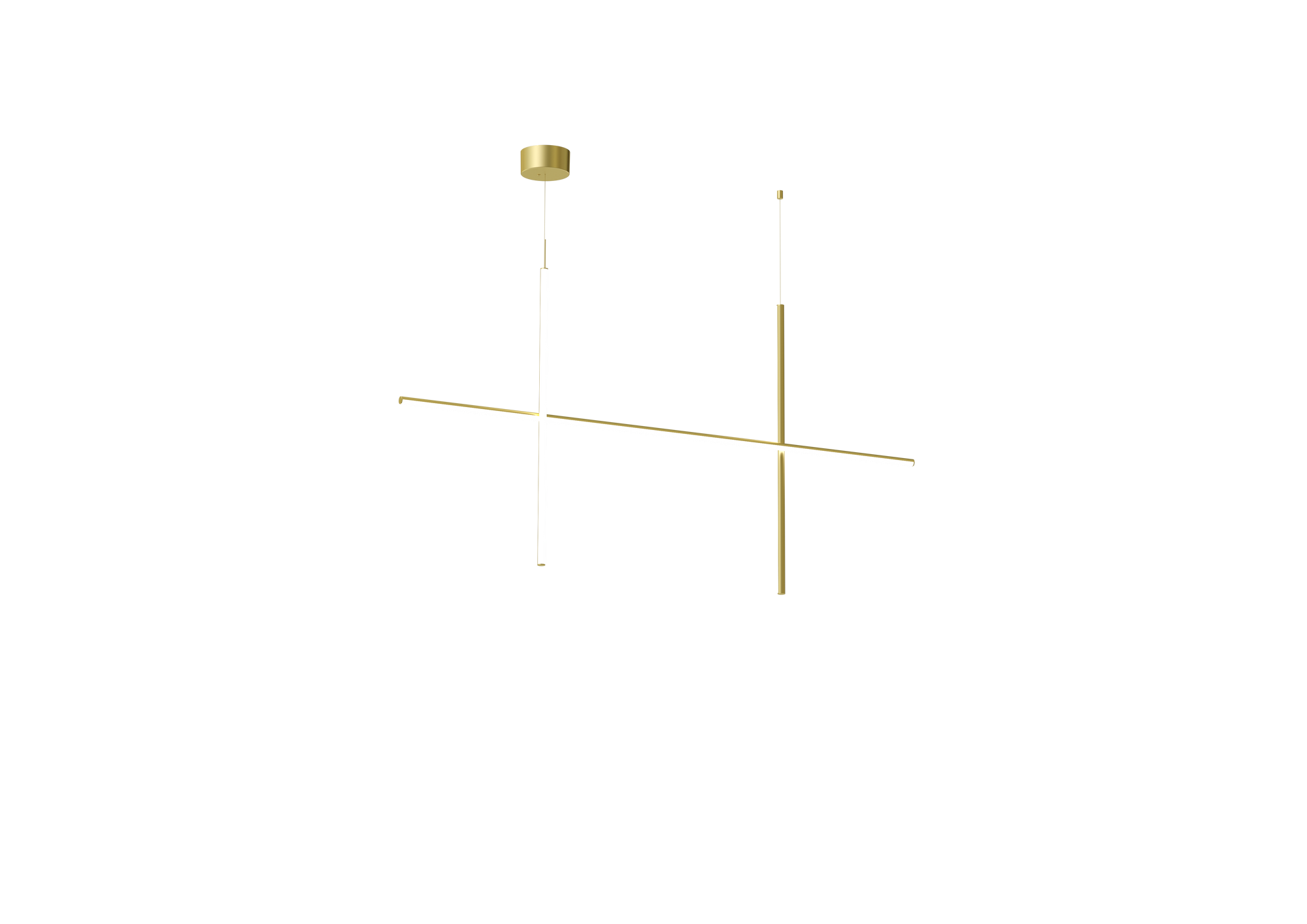 Coordinates Extruded aluminium Champagne Pendant Lighting