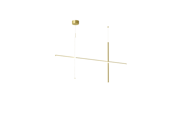 Coordinates Extruded aluminium Champagne Pendant Lighting