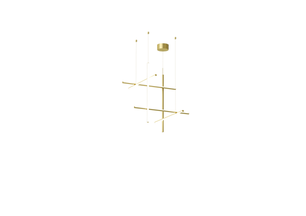 Coordinates Extruded aluminium Champagne Pendant Lighting