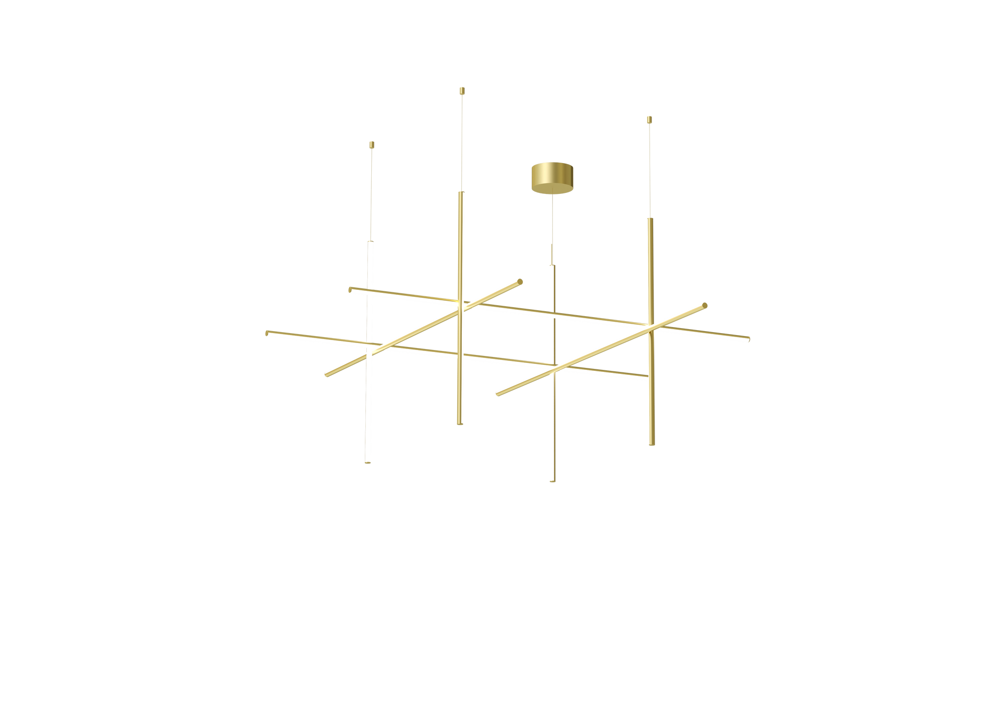 Coordinates Extruded aluminium Champagne Pendant Lighting